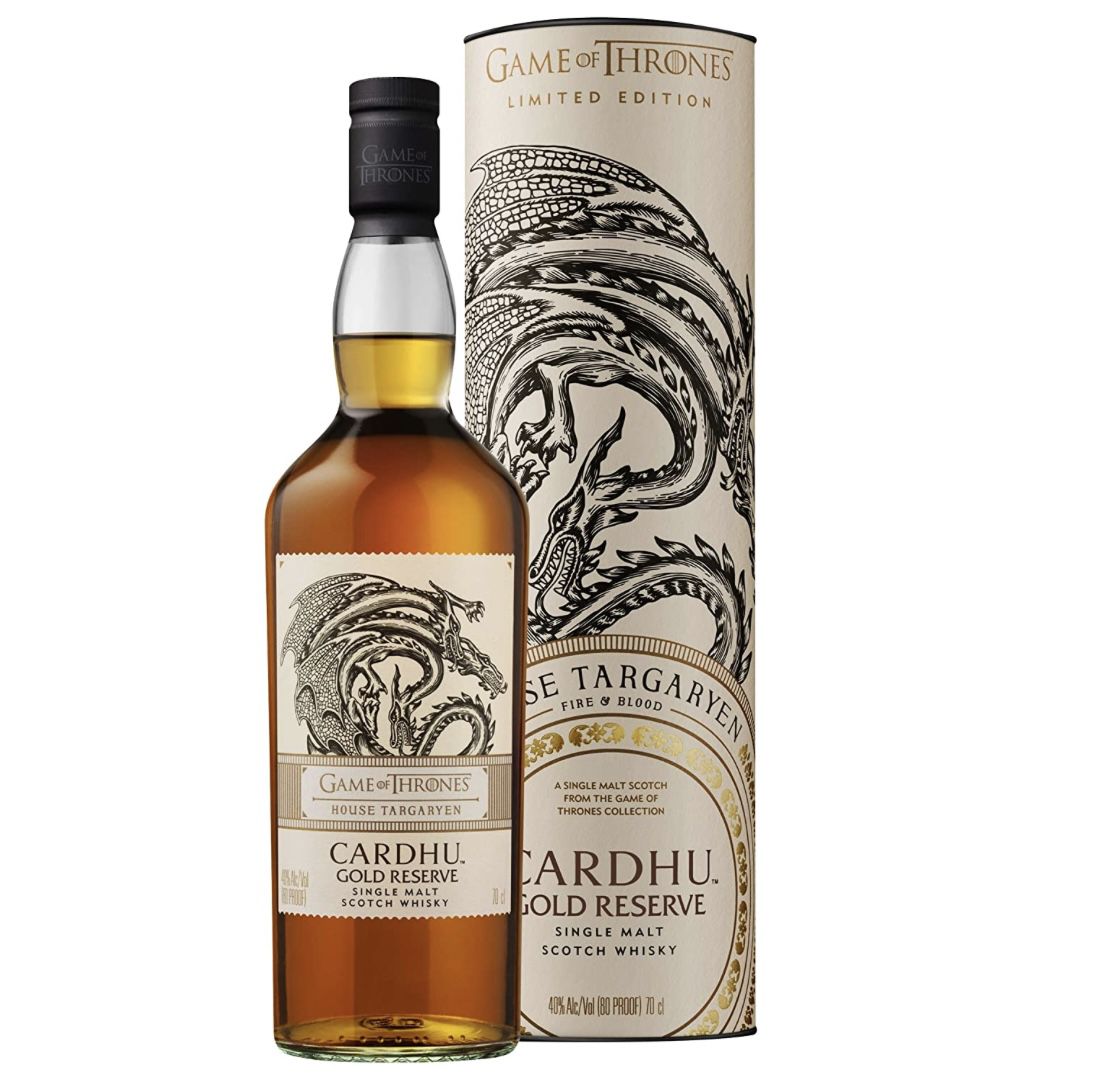 Cardhu Gold Reserve Single Malt (House Targaryen Game Of Thrones Limited Edition) ab 37,79€ (statt 55€)  prime