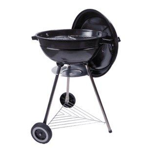 Dangrill Kettle BBQ Basic Kohle Kugelgrill mit Unterbau und Rädern in Schwarz für 15€ (statt 34€)