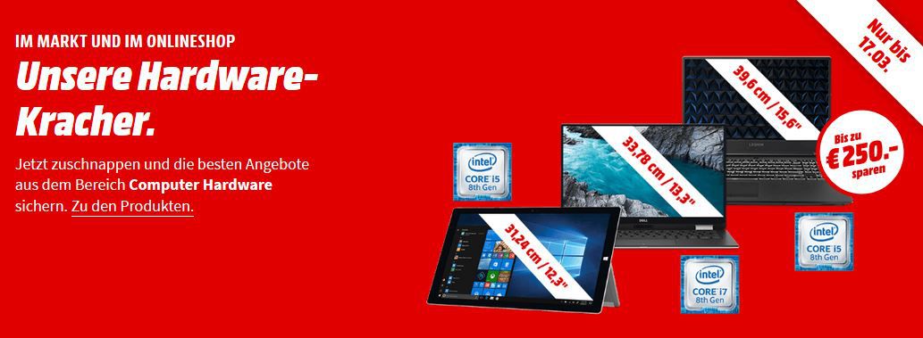 Media Markt Notebook & Convertible Aktion: z.B. ASUS VivoBook S14 Notebook mit Core™ i7 für 899€ (statt 1.003€)