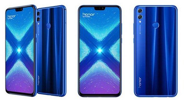 Honor 8X 64GB mit DualSIM in Blau oder Schwarz für 169€ (statt 198€)