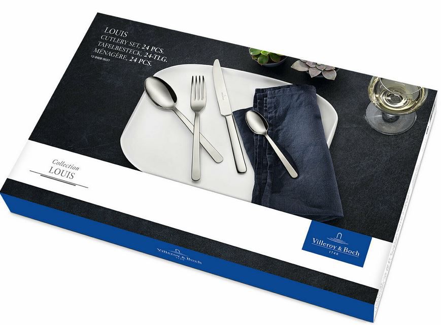 Villeroy & Boch Louis   24 teiliges Tafelbesteck für 44,99€ (statt 55€)