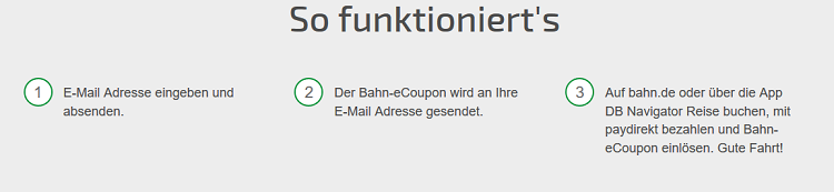 Tipp: 10€ Bahn eCoupon ab 29,90€ Tickets bei Zahlung mit paydirekt