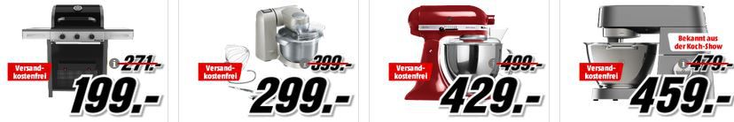 Top! Media Markt Küchengeräte Aktion: z.B .BOSCH MUMX15TL MaxxiMUM Küchenmaschine für 299€ (statt 399€)
