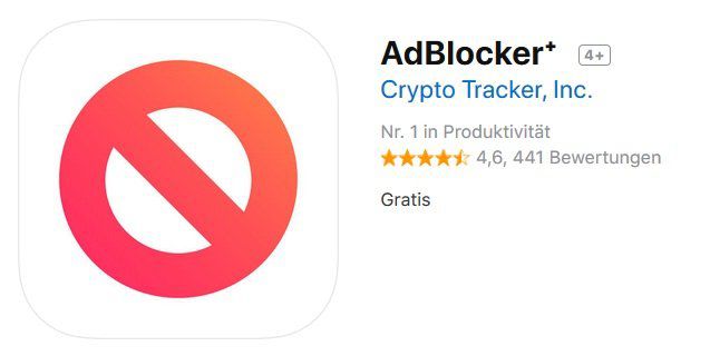 iOS App: AdBlocker⁺ gratis (statt 5,49)