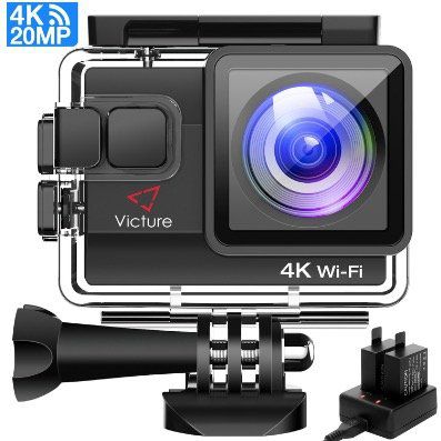 Victure AC800 4K Actioncam mit 20MP für 32,99€ (statt 66€)