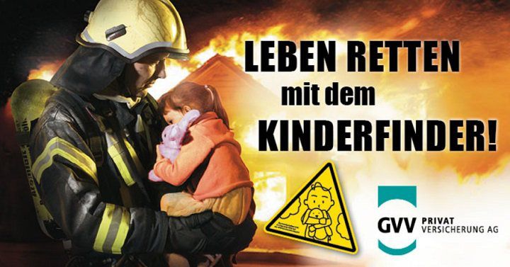 Wieder da! Kinderfinder Aufkleber gratis bestellen