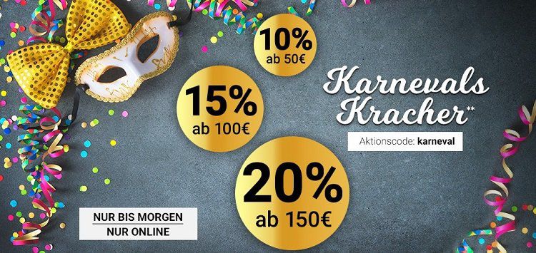 Karstadt Staffelrabatt mit bis zu 20%