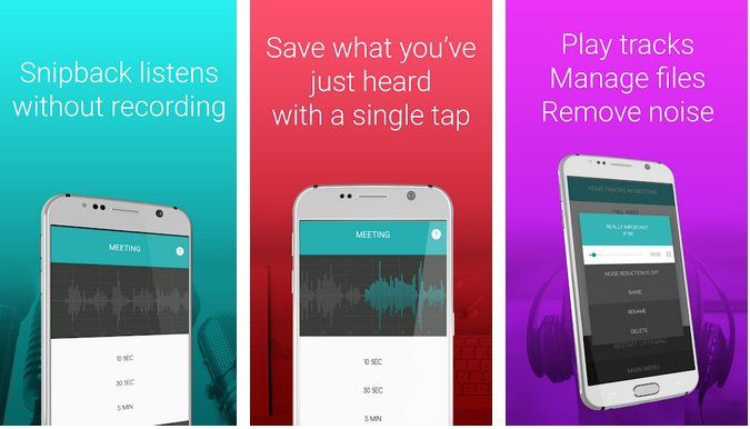 Android: Lifehacker smart voice recorder   Snipback PRO HD gratis (statt 2,49)