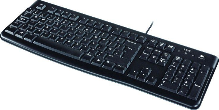 Logitech K120 Spritzwassergeschützte Tastatur für 10,99€ (statt 13€)