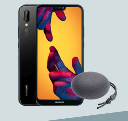 Huawei P20 Lite mit Huawai Bluetoothbox nur 25€ + Blau Allnet Flat im O2 Netz mit 3GB LTE für mtl. 9,99€