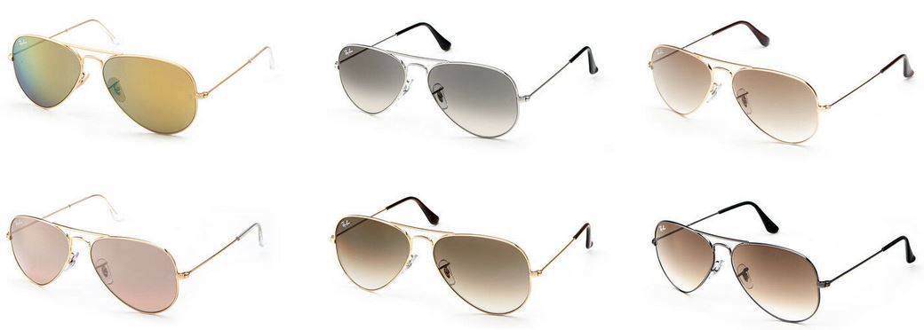 Ray Ban Aviator Piloten Sonnenbrille ab 41,99€ statt 89€)