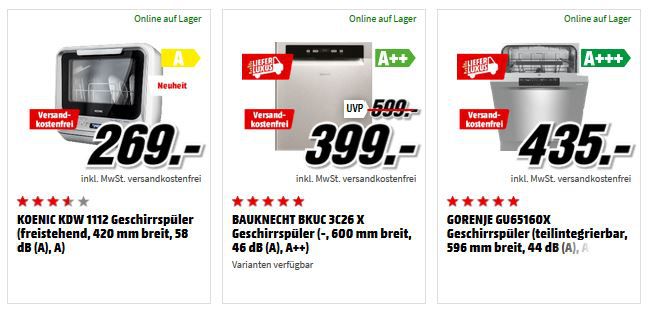 MM Frühjahrsputz Aktion: günstige elektro Großgeräte   z.B. GORENJE Profi Set Pyro Einbauherdset  für 599€ (statt 695€)