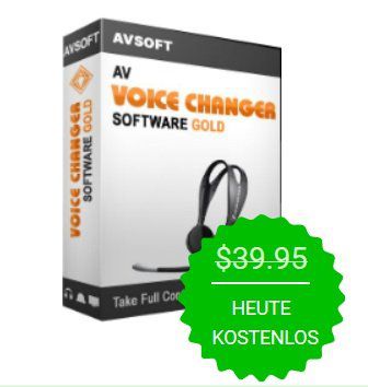 Kostenlos: AV Voice Changer Software Gold 7.0.62 (statt 35€)