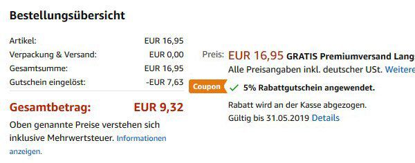 45% Rabatt auf versch. Weekender ab 9,32€   Prime