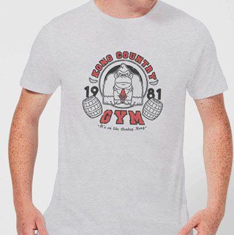Donkey Kong Country Gym T Shirt (90% Baumwolle) für 10,99€