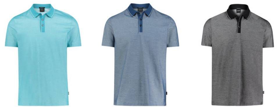 Hugo Boss  Poloshirt Piket 13 in 3 Farben für je 66,96€ (statt ~95€)