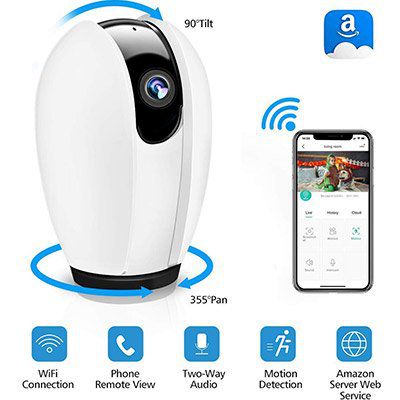 Digoo DG OTK 350° 720p WLAN Cam mit Bewegungserkennung etc für 22,75€ (statt 35€)