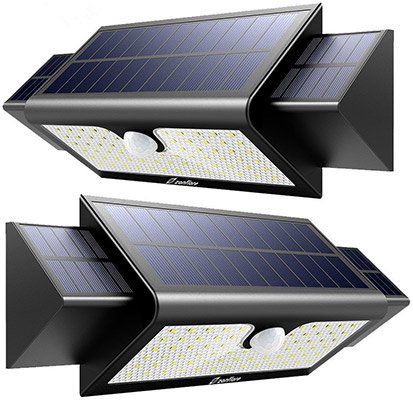 2er Set: Solarleuchte für Außen mit 71 LEDs & Bewegungsmelder für 22,99€ (statt 46€)