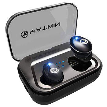 YATWIN Bluetooth 5.0 Kopfhörer mit Schnellladung, Noise Cancelling & mehr für 27,59€ (statt 46€)
