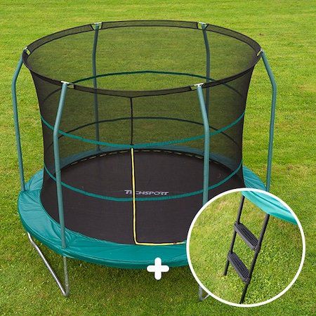 Techsports 305cm Trampolin mit Leiter für 133,99€ (statt 175€)