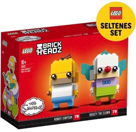Lego BrickHeadz   41632 Homer Simpson & Krusty der Clown für 23,94€ (statt 31€) oder 2er Pack für 33,98€