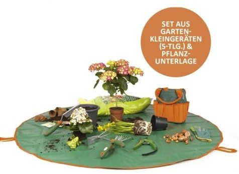 Prima Garden Garten Kleingeräte Set inkl. Pflanzunterlage für 34,99€