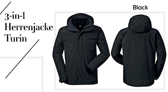 Schöffel Outdoorjacken bei vente privee   z.B. Schöffel Turin 3 in 1 Jacke für 85,99€ (statt 110€)