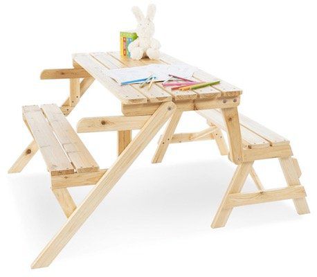 Pinolino Elli 2in1 Kindersitzgarnitur aus Holz für 44,44€ (statt 63€)