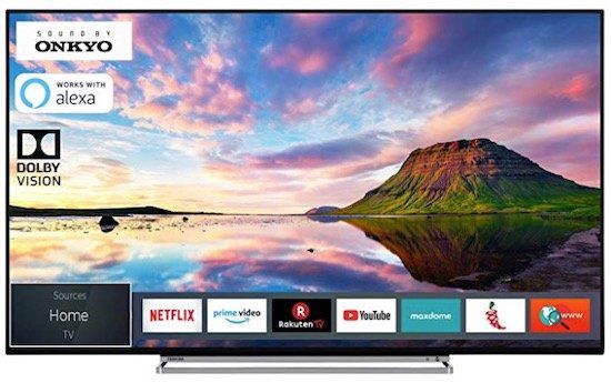 Toshiba 55V6863DA   55 Zoll UHD Fernseher mit Alexa Support für nur 399,99€ (statt 520€)