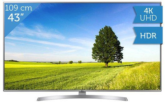 LG 43UK6950   43 Zoll UHD Fernseher mit HDR für 358,90€ (statt 438€)