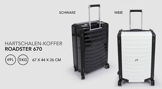 Porsche Design Roadster 670 Hartschalen Koffer (69 L) mit TSA Schloss für 276,99€ (statt 579€)