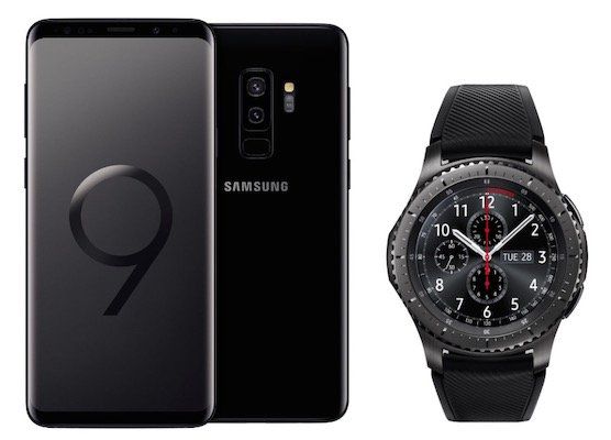 Samsung Galaxy S9 Plus + Samsung Gear S3 Frontier für 79€ + Vodafone Flat mit 6GB LTE für 21,99€ mtl.