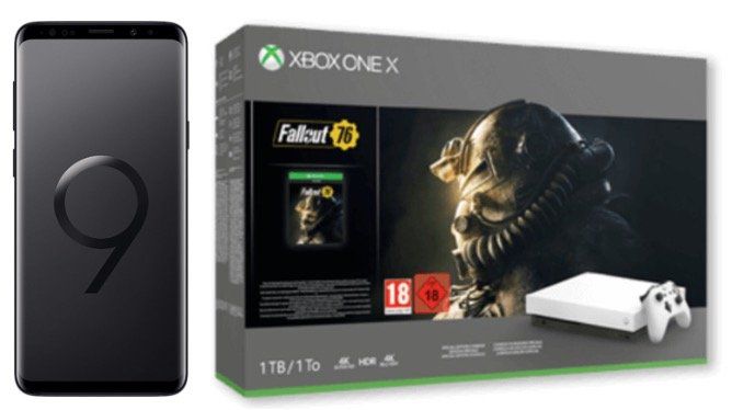 Galaxy S9+ inkl. Xbox One X Fallout 76 Bundle für 49€ + Vodafone Allnet Flat mit 4GB LTE für 31,99€