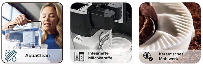 Philips 3100 Kaffeevollautomat mit Milchkaraffe in Schwarz für 299€ (statt 350€)