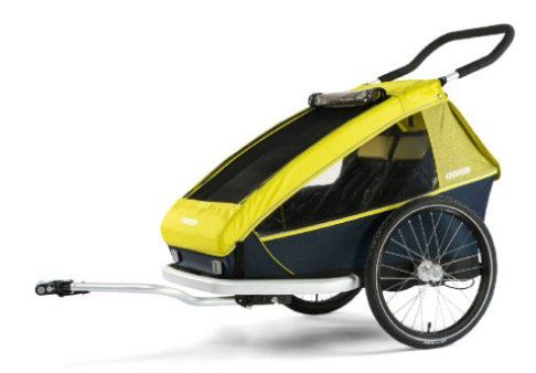 Croozer Kid for 2 (2018) Kinderfahrradanhänger in Lemon Green für 569,99€ (statt 609€)