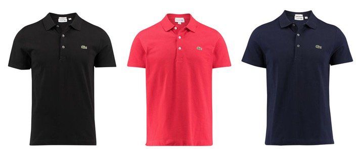 Lacoste Herren Poloshirt Slim Fit Kurzarm viele Farben und Größen 41,70€ (statt 50€)   bei 2 Stück je 38,30€