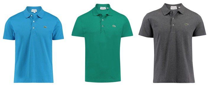 Lacoste Herren Poloshirt Slim Fit Kurzarm viele Farben und Größen 41,70€ (statt 50€)   bei 2 Stück je 38,30€