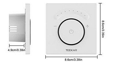 Teekar Smart Schalter mit Dimmfunktion kompatibel mit Alexa/Google Home für 20,64€ (statt 26€)