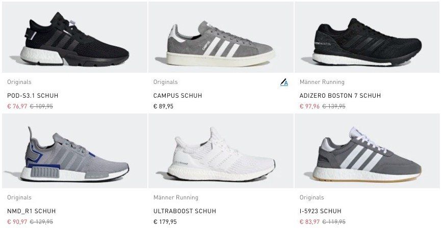 Nur heute: 20% Rabatt auf adidas Friends & Family Artikel + VSK frei ab 50€   TOP