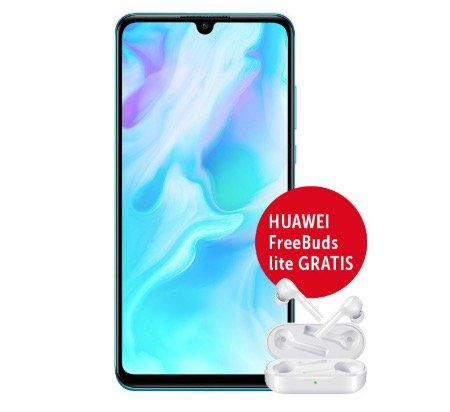 Huawei P30 lite für 5,99€ + o2 Allnet Flat von Blau mit 5GB LTE für 15,99€ mtl. + gratis Freebuds (Wert 89€)