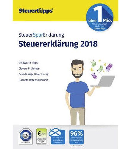 SteuerSparErklärung 2019 als Download für Windows (PC) für 18,99€ (statt 25€)