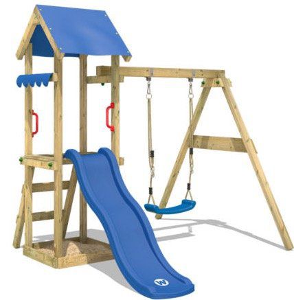 Wickey Spielturm TinyWave mit Rutsche, Sandkasten und Schaukel für 179,95€ (statt 195€)