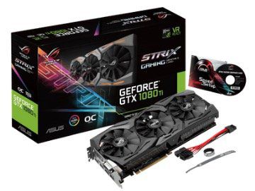 Asus 90YV0AM0 M0NM00 ROG STRIX GTX1080TI Grafikkarte für 899€ inkl. Versand (statt 1.265€)