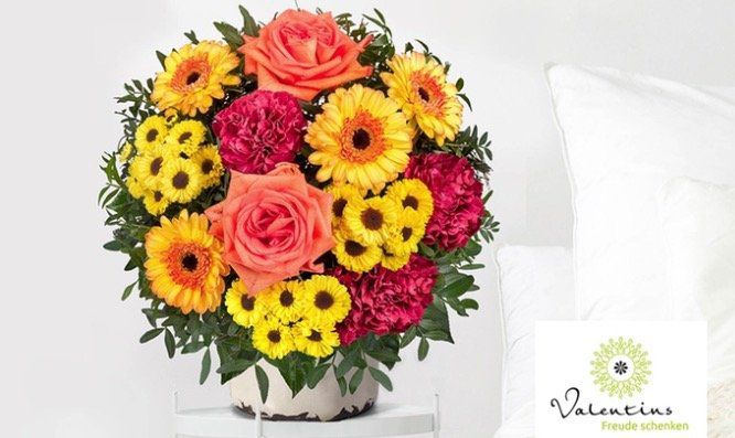 Groupon: 13€ Valentins Blumengutschein für 5,07€