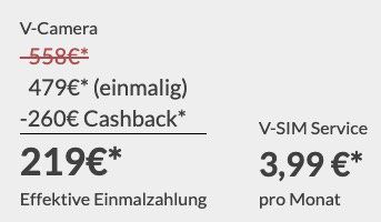 2x Arlo Go Kamera für 479€ + 260€ Cashback inkl. 40GB LTE mtl. für 3,99€ mtl.