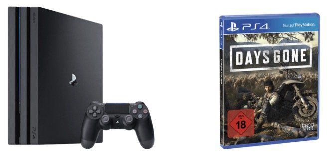 MediaMarkt: PS4 Pro 1TB + Spiel Days Gone für 359€ (statt 386€)