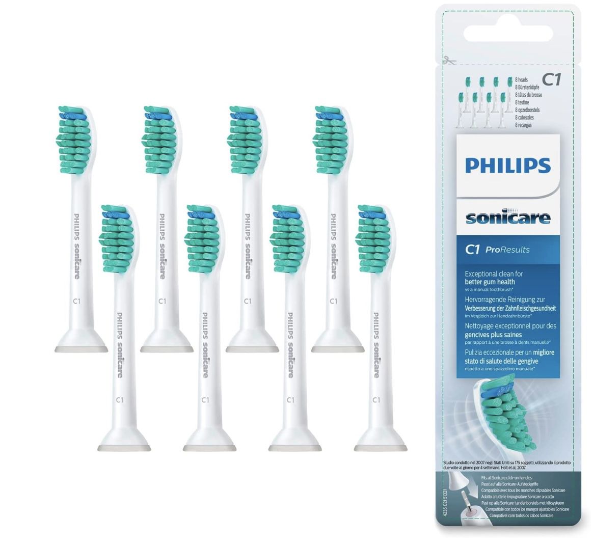 🦷 8er Pack Philips Sonicare HX6018/07 Ersatzbürsten ab 17€ (statt 24€)