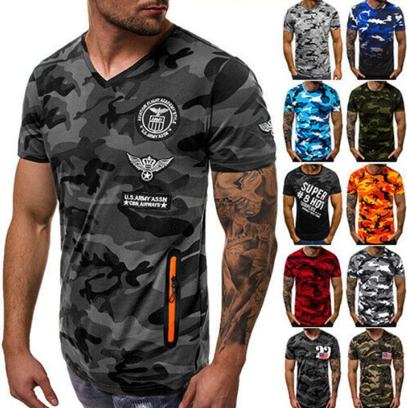 OZONEE 9720   Herren Logo Print T Shirts 38 Modelle für je 9,49€ (statt 15€)