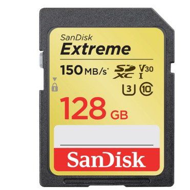 SanDisk Extreme 128GB SDXC mit 150 MB/Sek. für 25€ (statt 30€)