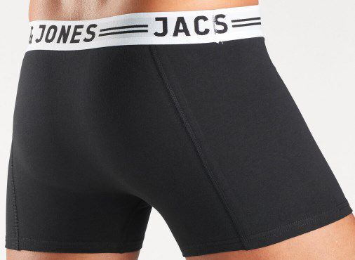 Jack & Jones Schwarze Herren Boxershorts   3er Pack bis XXL für 13,14€ (statt 22€)